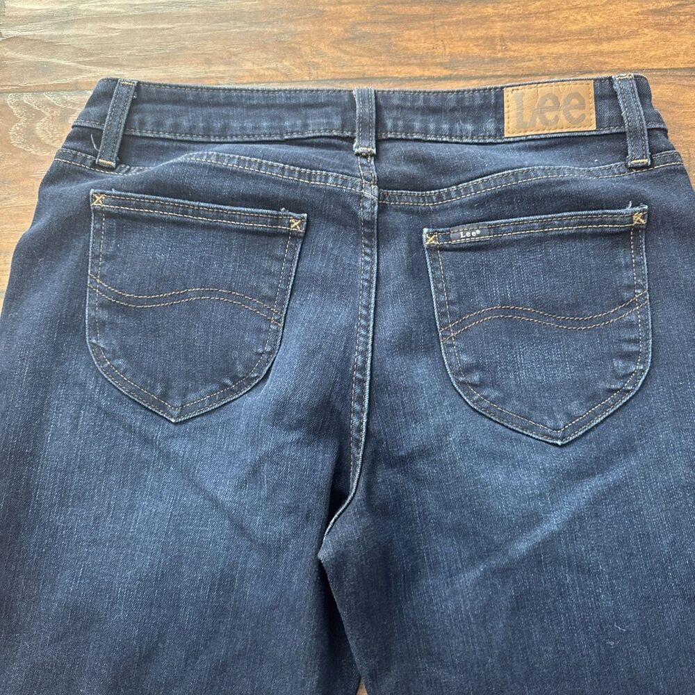Lee Sculpting Women’s 12L Regular Fit Mid Rise Blue Denim Jeans Stretch 5-Pocket - Picture 7 of 12